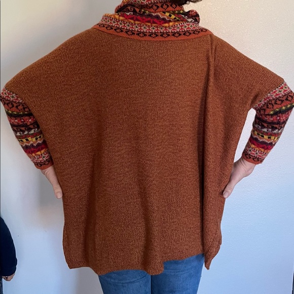 Brown Alpaca Peruvian Sweater size M/L - Picture 5 of 5